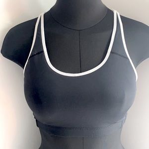 Black & White Sports Bra